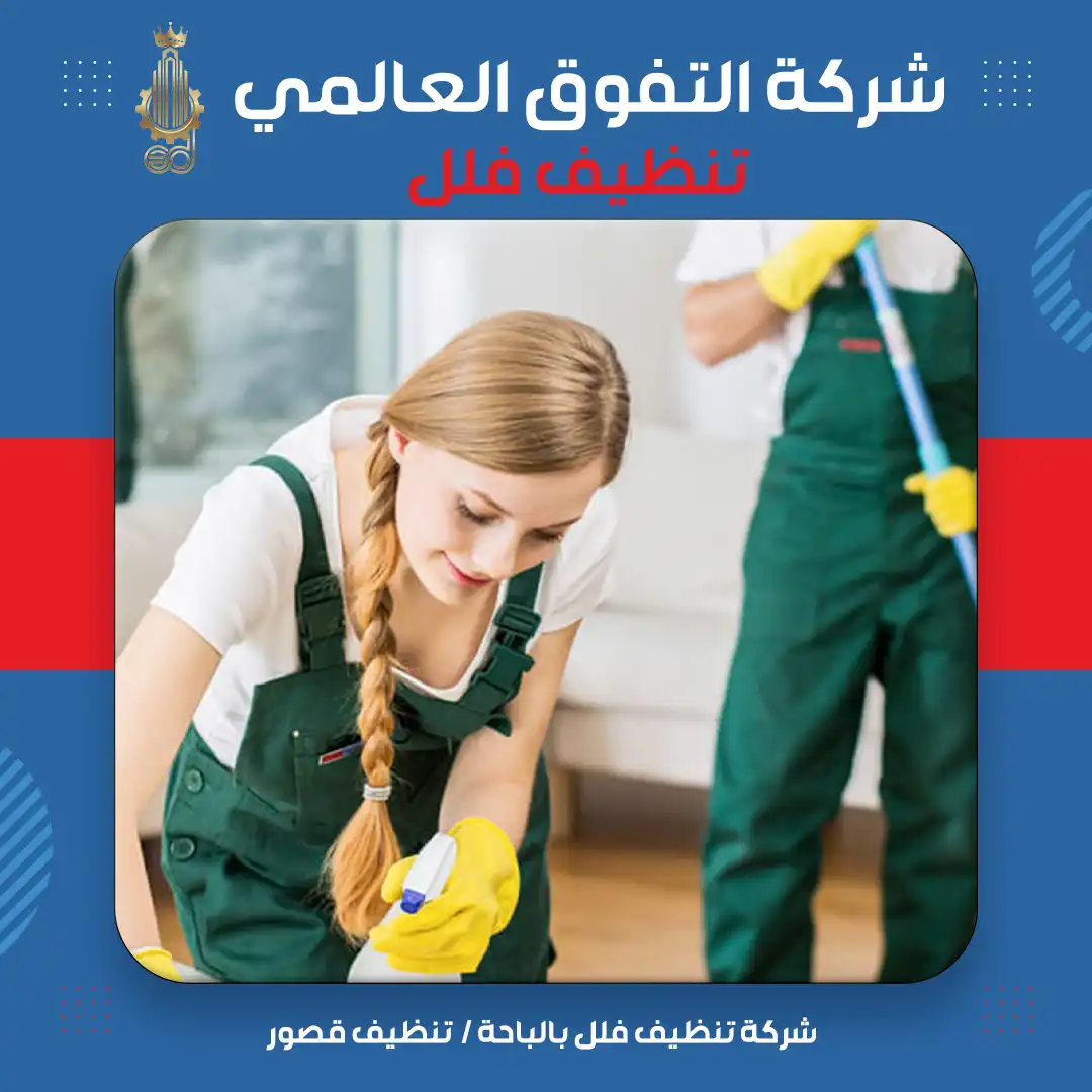 شركة تنظيف فلل بالباحة تنظيف قصور